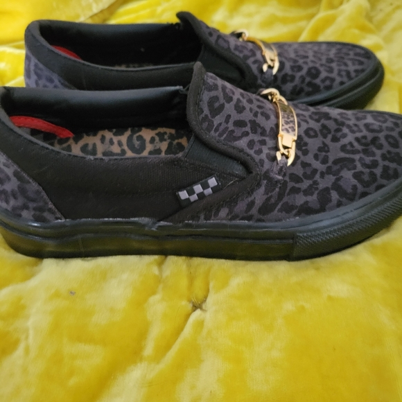 Vans Strauberry cheetah print slide on sneakers - Picture 5 of 10